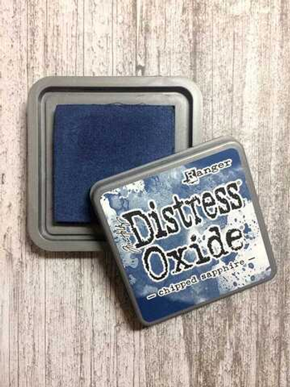 Distress Oxide Pad. Chipped Sapphire