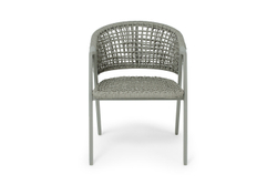 "Амстердам" плетеный стул из искусственного ротанга, цвет серый