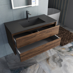 Тумба под раковину Vincea Gio 1000 подвесная, 2 выкатных ящика soft-close, C.Oak