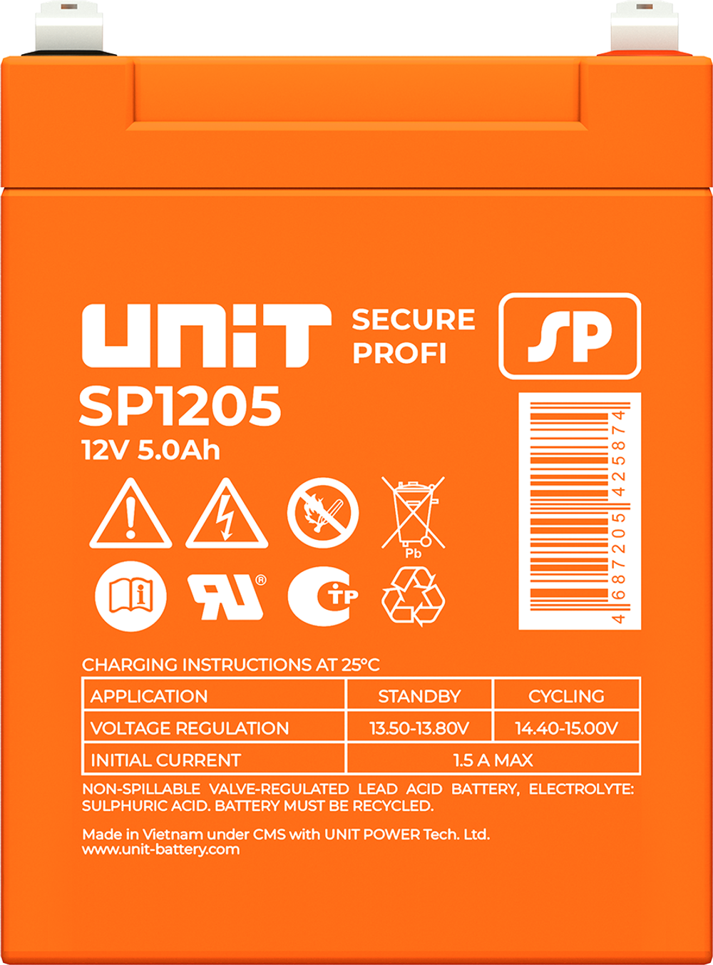 Аккумулятор UNIT SP-1205