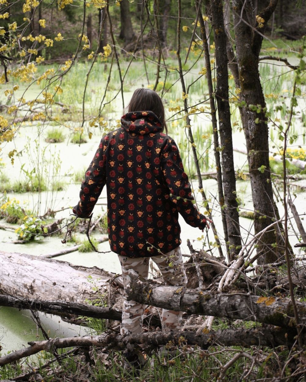 Худи Plushedelica Приветствие Солнцу черный