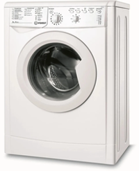 Стиральная машина Indesit IWSB 5105 - 5 кг, 1000 об/мин, глубина 43 см, белая