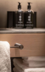 Полотенцедержатель Gessi 316, настенный, L600 мм, цвет Steel Brushed
