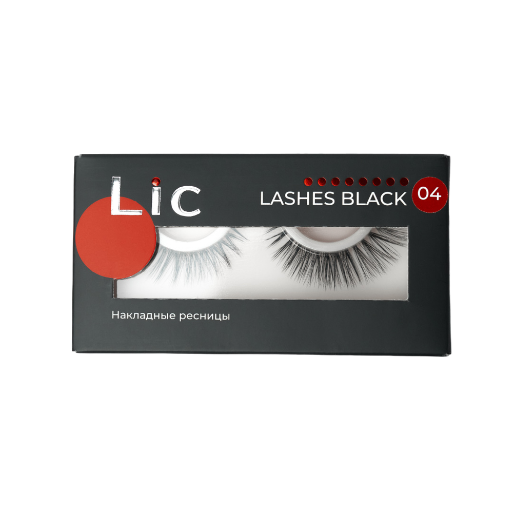 Lic False Lashes Black 04