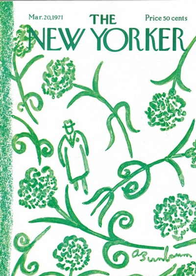 Журнал The New Yorker 20-03-1971, обложка