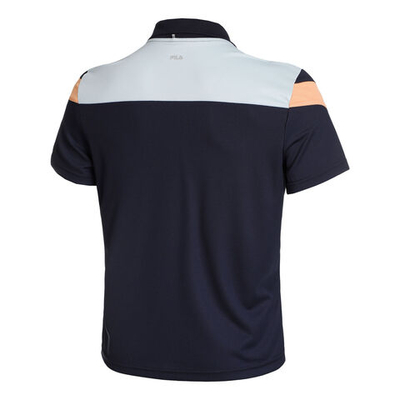 Мужское теннисное поло Fila Adrian Men - Dark Blue, Orange