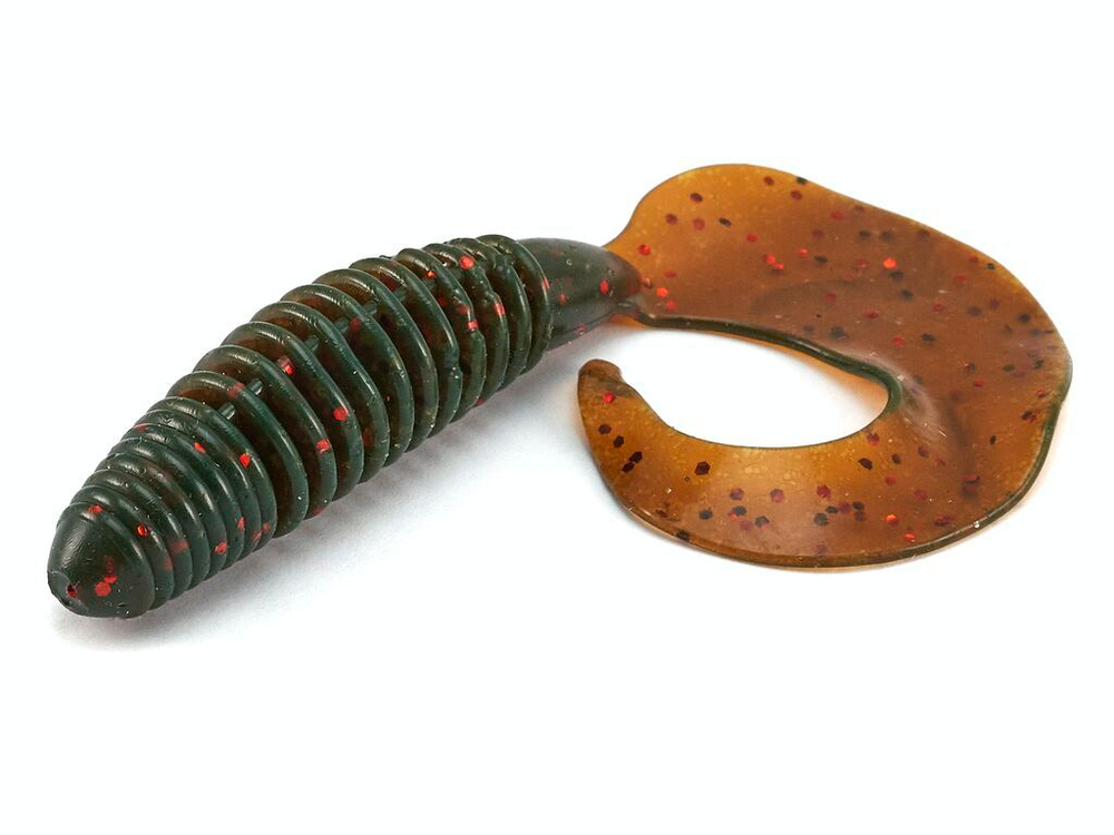 Твистеры съедобные Lucky John Pro Series CRUSHER GRUB 4.5" (114мм/4шт)