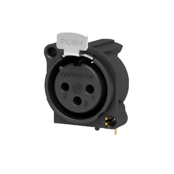 Seetronic SCBDF3-V Панельный разъем XLR, 3-х контактный
