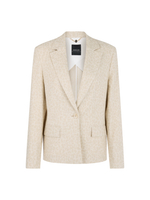 Блейзер из вискозы и льна