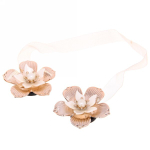 Подхват для штор на магните «Жасмин в золоте» 5см S1171 Ультрамарин