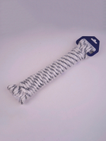 Шнур плетеный Петроканат STANDARD-CORD 8,0 мм (10 м) бело-черный, евромоток