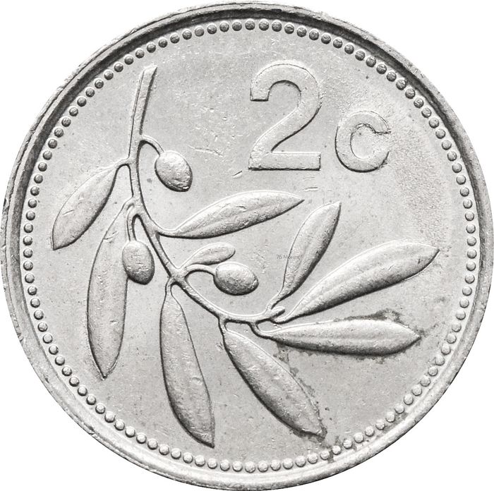 2 цента 1991-2007 Мальта