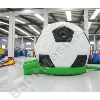 Коммерческий надувной батут «Футбольный мяч» с крышей, 4,5*4,5*5