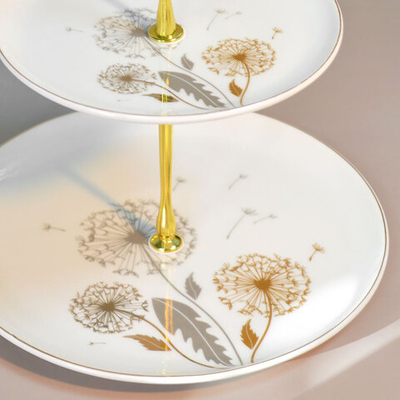 Фруктовница 2-х ярусная "Одуванчики" круг (00113494)