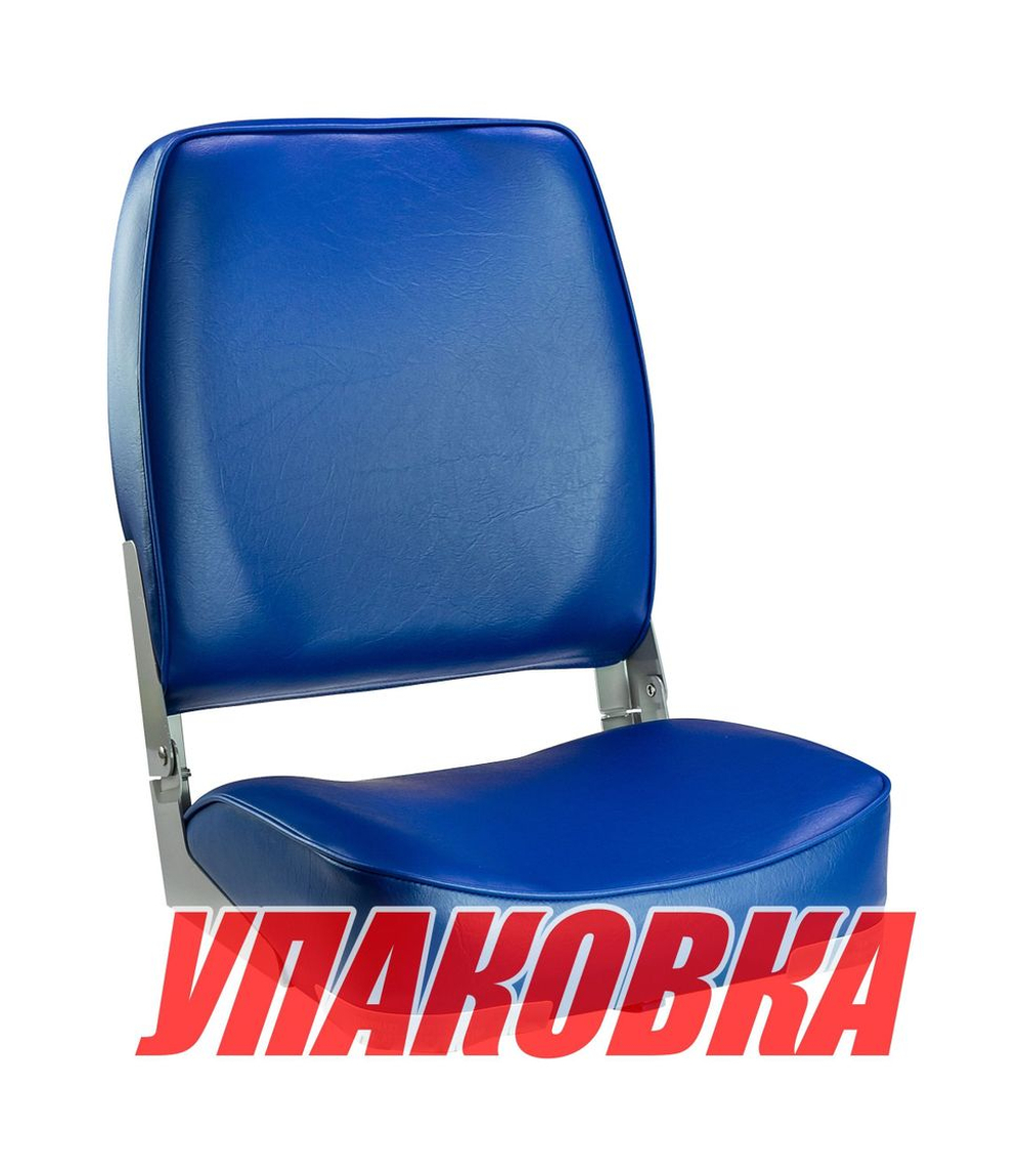 Кресло для катера (яхты) мягкое складное, высокая спинка, обивка винил, цвет синий, Marine Rocket (упаковка из 4 шт.) (75127B-MR_pkg_4)