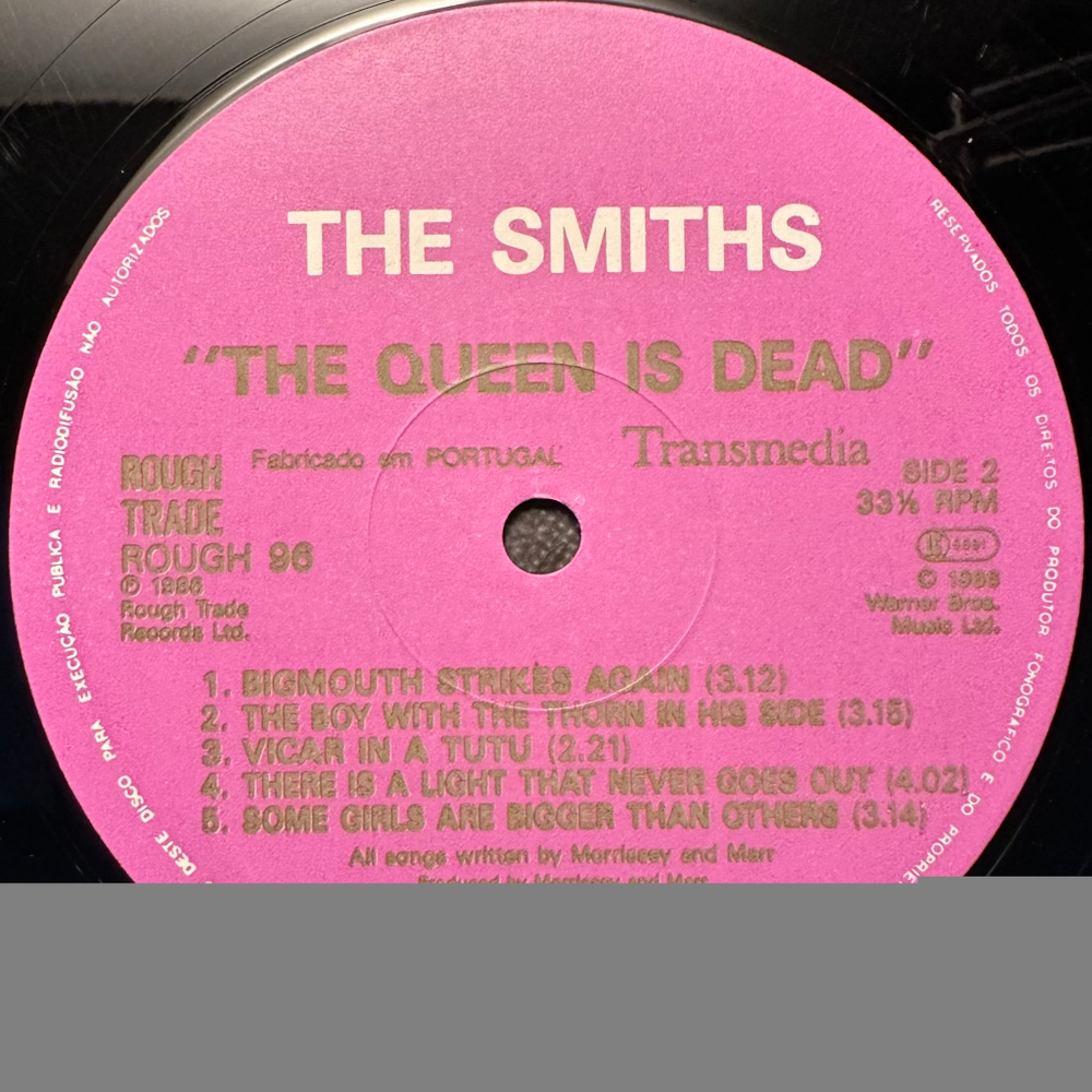 The Smiths - The Queen Is Dead (Португалия 1986г.)
