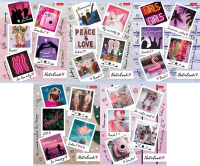 Тетрадь А5 48л. клетка "Полароид" (Хатбер)