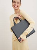 ШОППЕР КВАДРАТНЫЙ ГРАФИТ