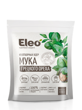 Мука грецкого ореха,Eleo, 150 г.