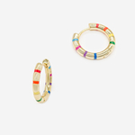 Швензы-кольца "Феерия" 19мм, эмаль, позолота