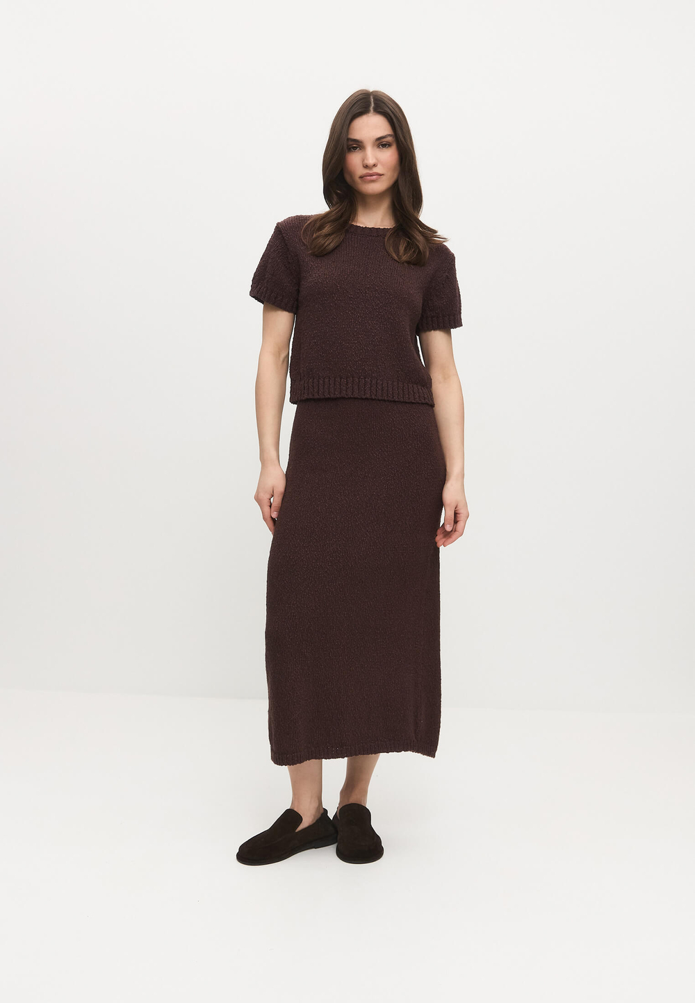 Лоферы // Julia // Chocolate // Suede