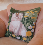 Декоративный гобеленовый чехол для интерьерной подушки Одуванчик 38*38