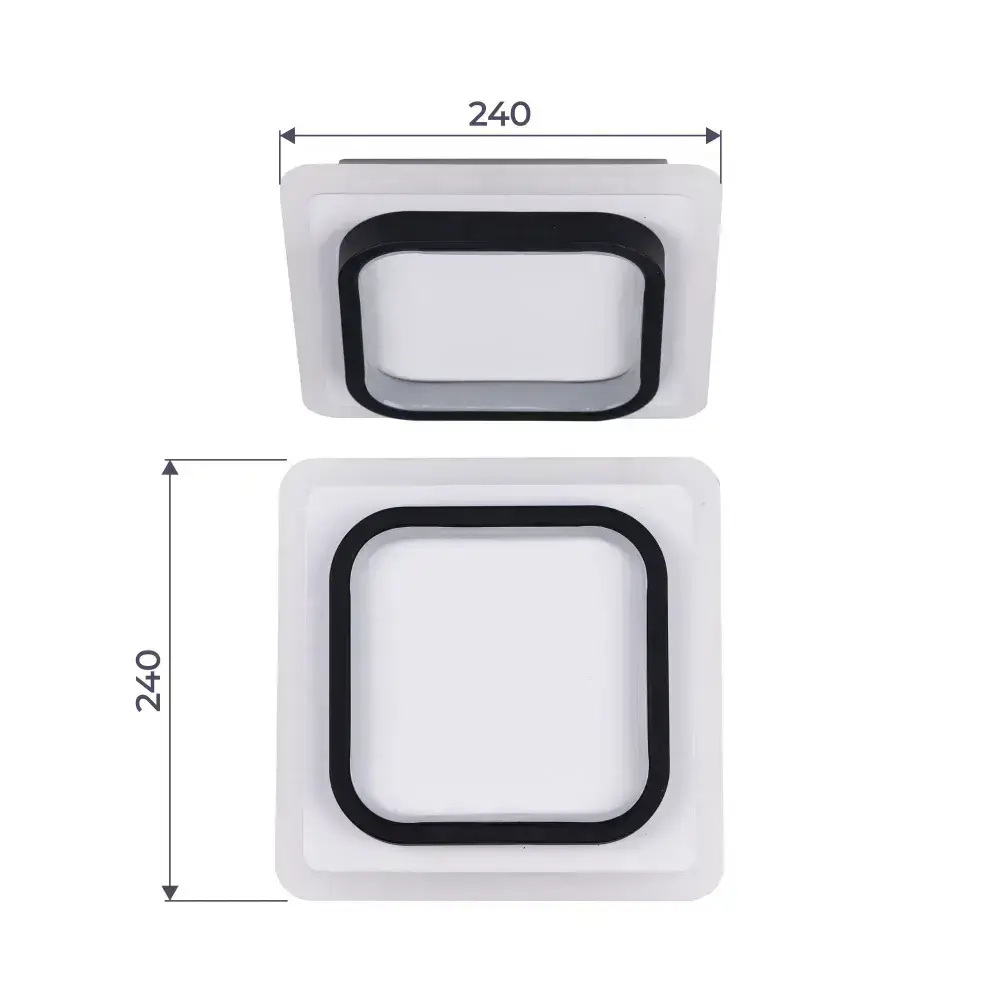 Люстра светодиодная Homsly, 40 Вт, с функцией смены цветовой температуры (3000К, 4000К, 6500К) ACL_015