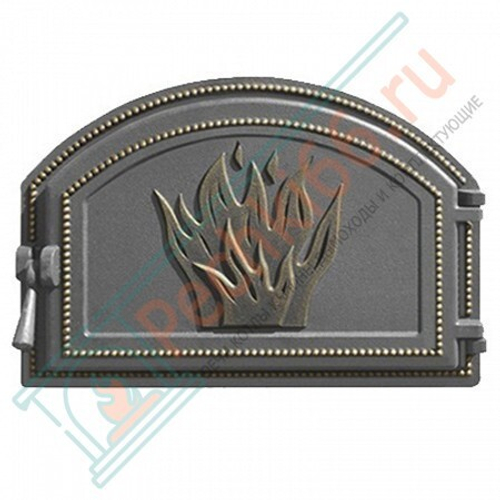 Дверца печная чугунная 223, бронза (Везувий) в Кирове