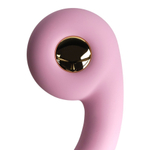 Розовый вибратор 19,9см для точки G c нагревом Youvic Bendable Heating G-Spot Vibrator CM903