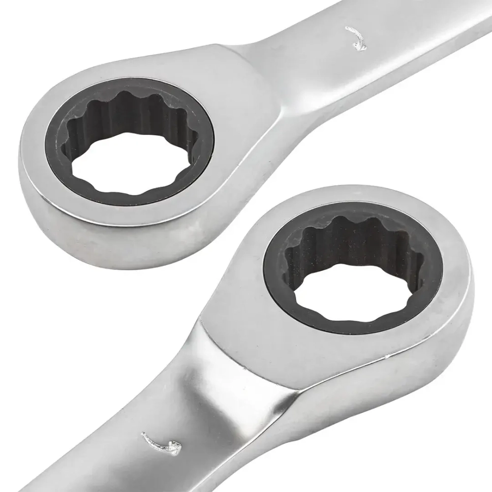 Ключ накидной трещоточный 10х12мм DISEN DS-KT2014M-1012