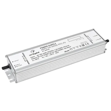 Блок питания ARPV-UH-50320-PFC-FV (24V 240W, 36-48V 320W, 10A) (Arlight, IP67 Металл, 7 лет) 055740