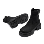 QIANGREN 3515 Ankle Boots Women"s Black Brown