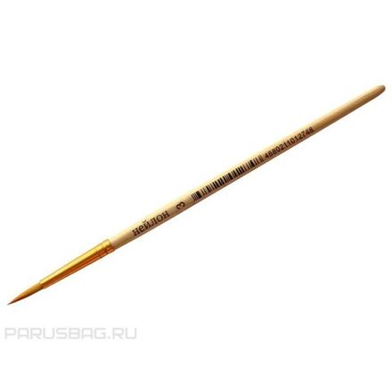 Кисть нейлон № 3 круглая, Спейс