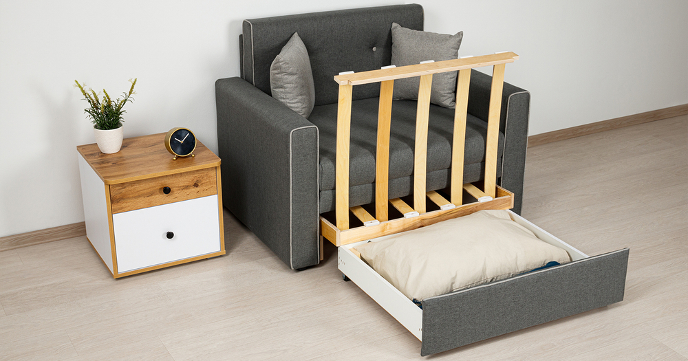 Диван кровать Найс, Серый