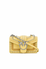 MINI LOVE BAG MIX STUDS - yellow