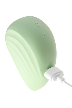 Вакуум-волновой бесконтактный стимулятор клитора Satisfyer Pearl Diver, силикон, мятный, 5 см