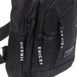 Сумка - мессенджер «Element - hit», цвет черный, два отделения, 30*17*5см