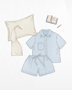 Набор для нежного сна колпак и наволочка Roya