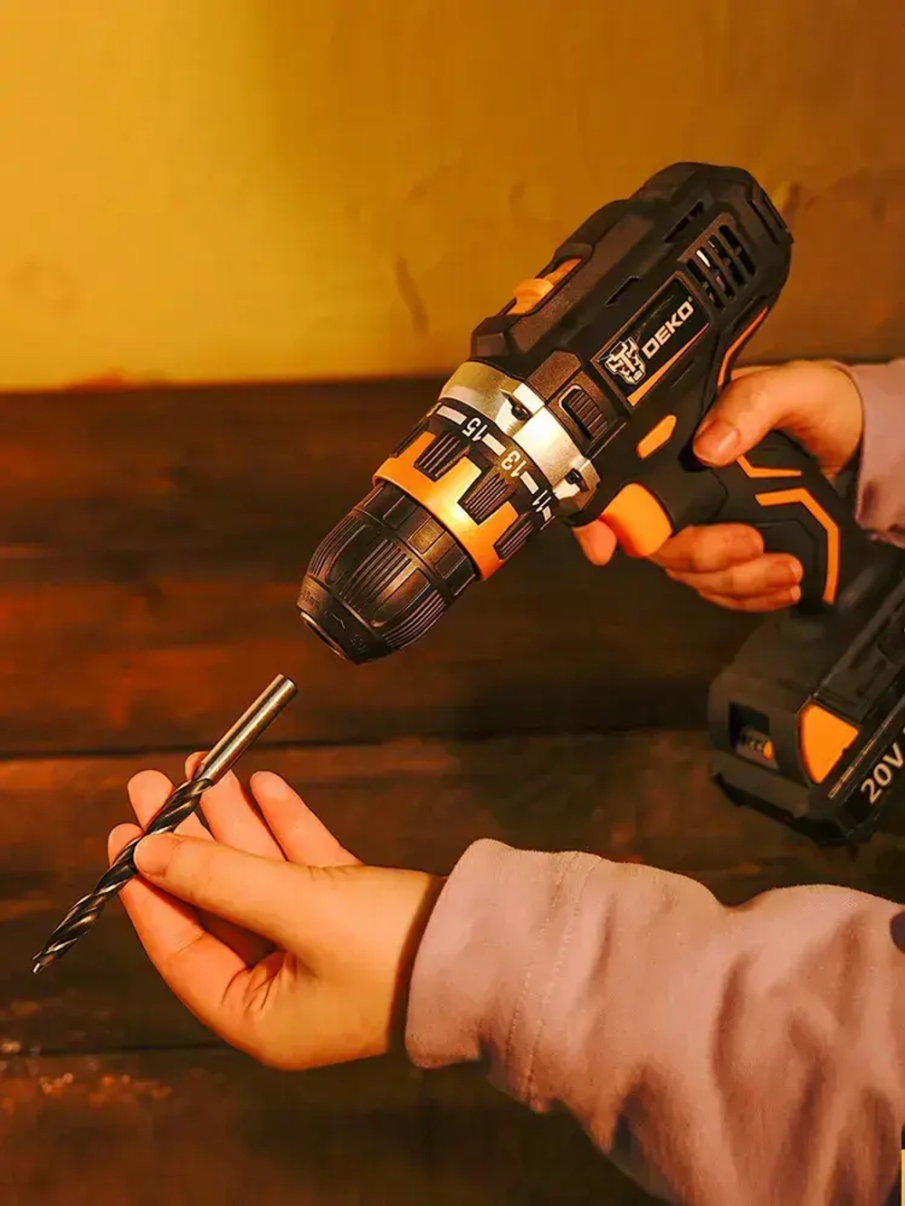 Набор сверл по дереву DEKO DH08-1 8 ед (3-10 мм)