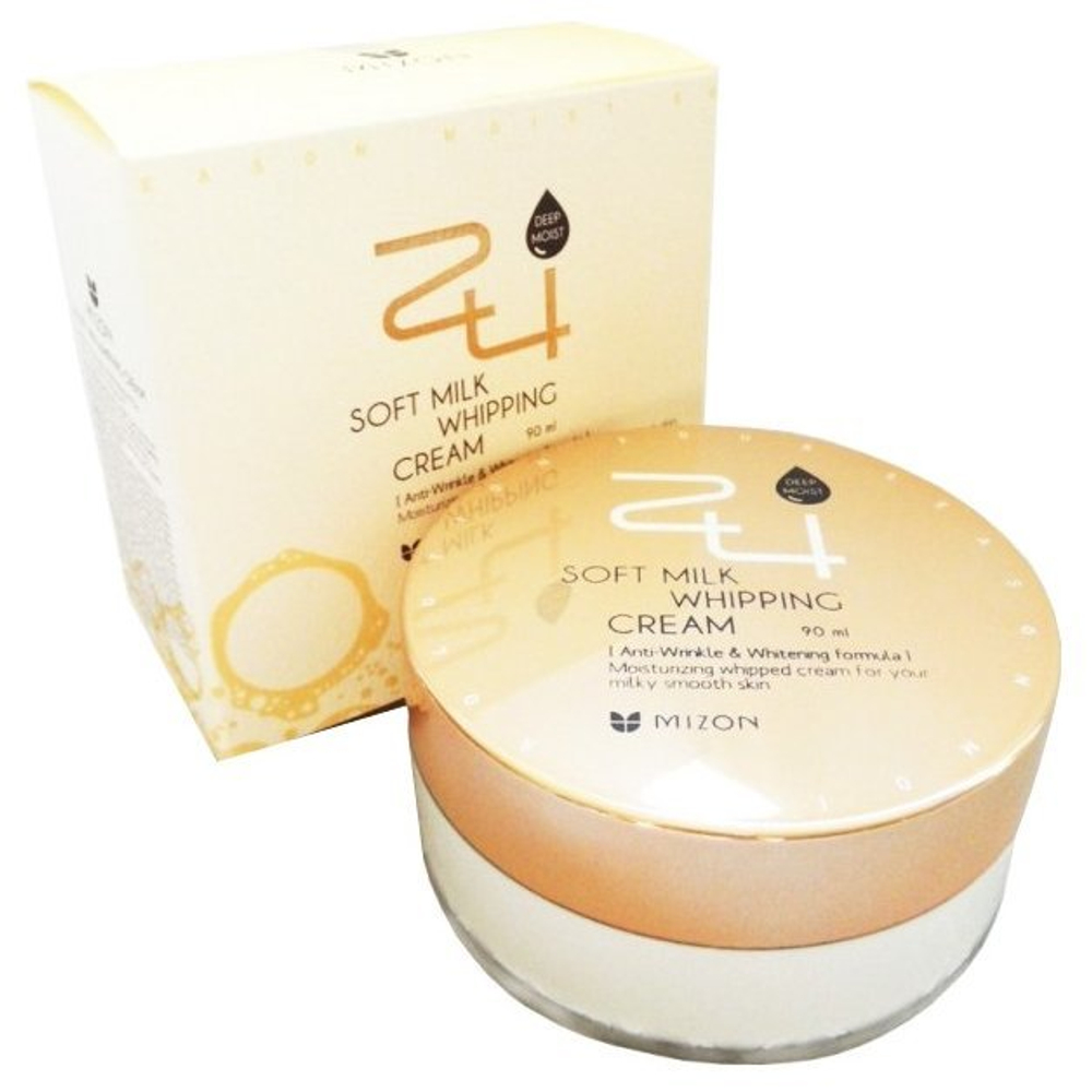 Увлажняющий крем Mizon 24 Soft Milk Whipping cream