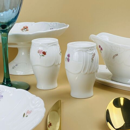 Lenardi 109-215 Набор солонок КРОКУС в под.уп.(х36)Фарфор