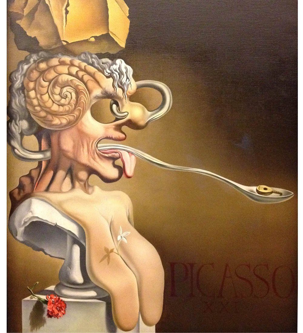 pr-SD06 Статуэтка «Портрет Пикассо» Сальвадора Дали (Museum.Parastone)