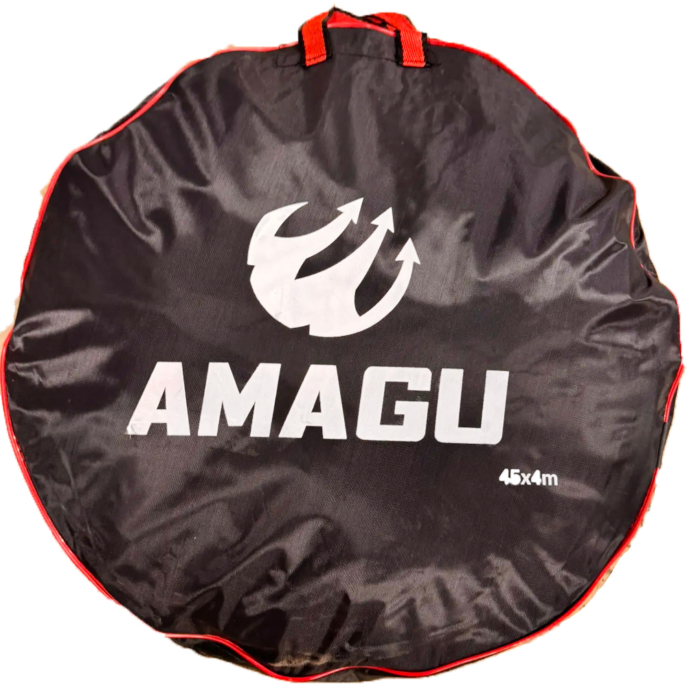 Садок береговой круглый прорезиненный 33*170 см в чехле Amagu