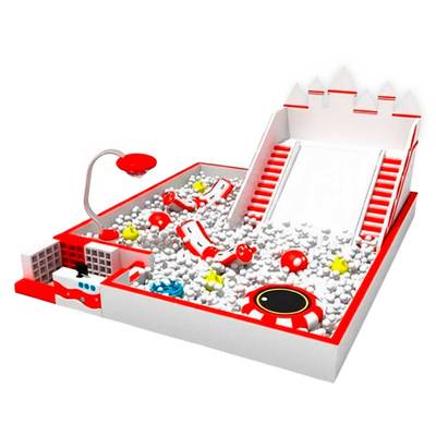 Большой сухой бассейн «Сказочный Спуск», 11х9х4,5 м — для детских развлекательных центров