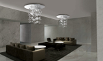 Ceiling design lamp Ether by Leucos D50