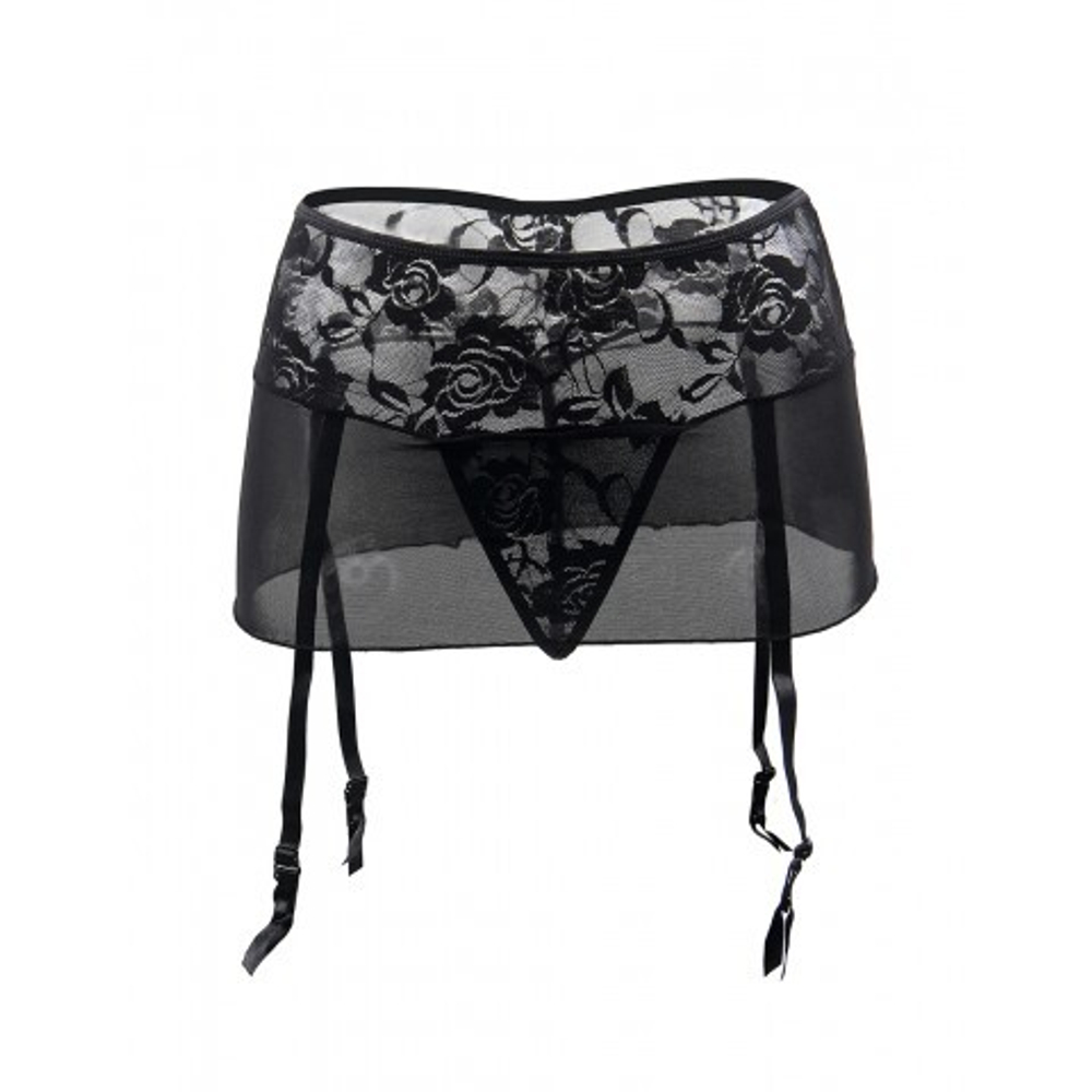 Пояс для чулок Sexy Lace Black (M)