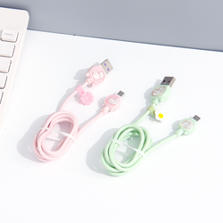 Кабель MICRO USB "Flowers Sugar"