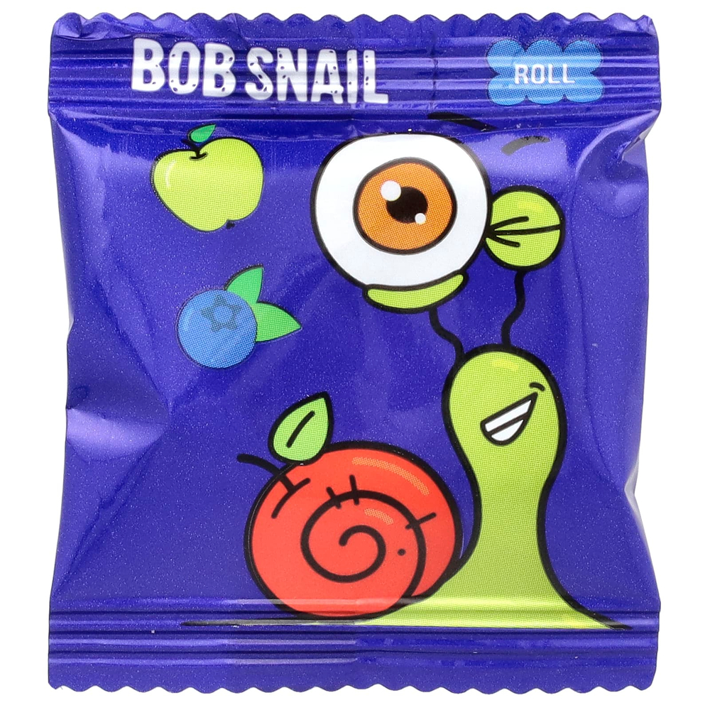 Bob Snail, фруктовые рулетики, яблоко и голубика, 10 рулетов по 10 г (0,35 унции)