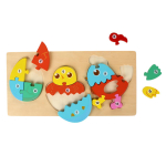 Развивающая игрушка деревянная Пазл по номерам, C-41856