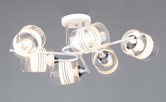 6411/6 WT+CR (1) Люстра (RL)